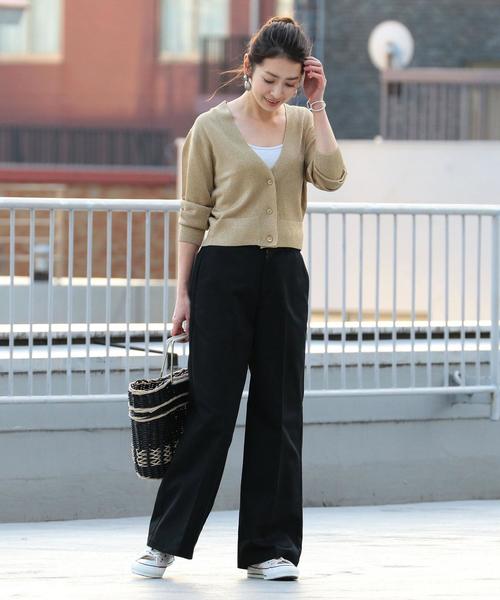 Dickies（ディッキーズ）の「【別注】＜Dickies＞∴ワークワイドパンツ（その他パンツ・レディース・ブラック/ベージュ/ダークブラウン・SMALL/MEDIUM）」の5枚目の写真