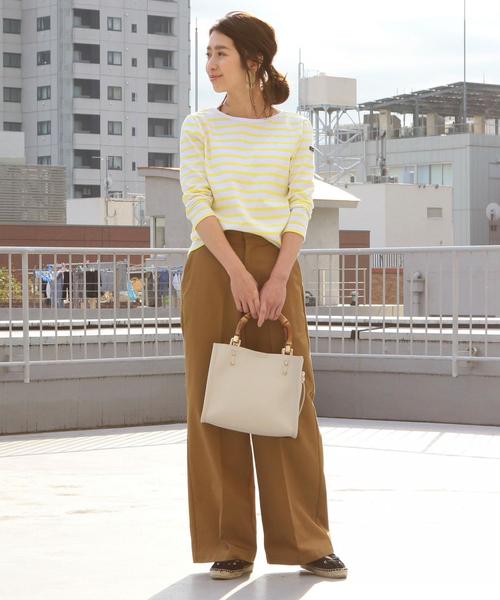 Dickies（ディッキーズ）の「【別注】＜Dickies＞∴ワークワイドパンツ（その他パンツ・レディース・ブラック/ベージュ/ダークブラウン・SMALL/MEDIUM）」の7枚目の写真