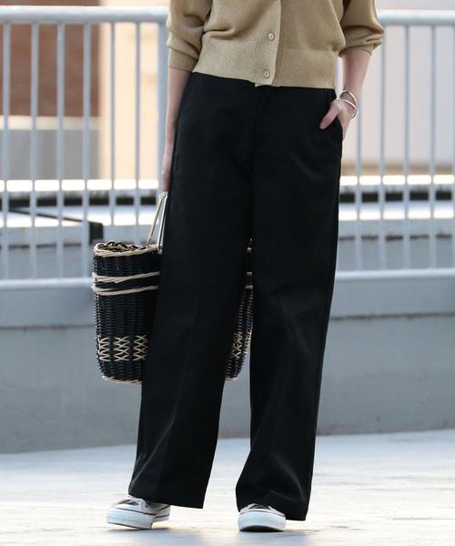 Dickies（ディッキーズ）の「【別注】＜Dickies＞∴ワークワイドパンツ（その他パンツ・レディース・ブラック/ベージュ/ダークブラウン・SMALL/MEDIUM）」の9枚目の写真