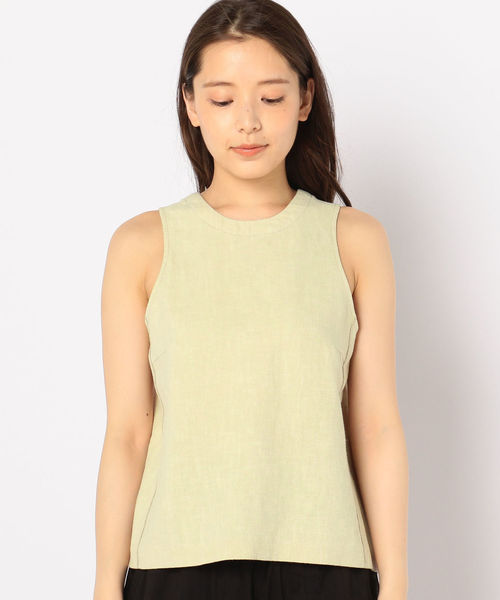 Prefer SHIPS（プリファーシップス）の「Prefer SHIPS:バックリボンノースリーブ（シャツ/ブラウス・レディース・ベージュ/ブラウン/ネイビー・ONE SIZE）」の14枚目の写真