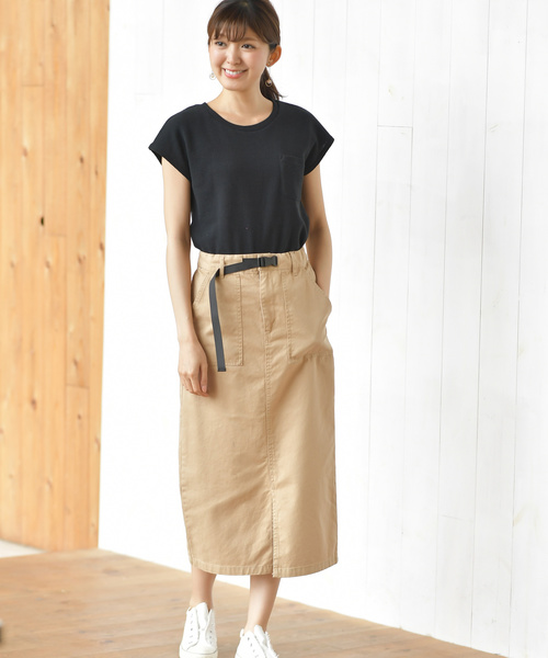 rps（アールピーエス）の「ポケット付きワッフル半袖Ｔ（Tシャツ/カットソー・レディース・ブラック/オフホワイト/杢グレー/ホワイト系その他2/ホワイト系その他3/ブラック系その他2・M）」の10枚目の写真