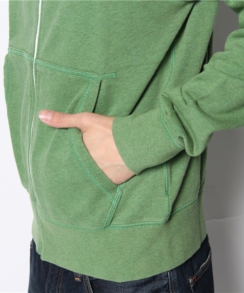 NIKE(ナイキ)の「2013 ナイキ サンタモニカ トラック NIKE AS RU SANTA MONICA TRCK CLB FZ(パーカー・メンズ・グリーン/ホワイト・MEDIUM/LARGE)」の8枚目の写真