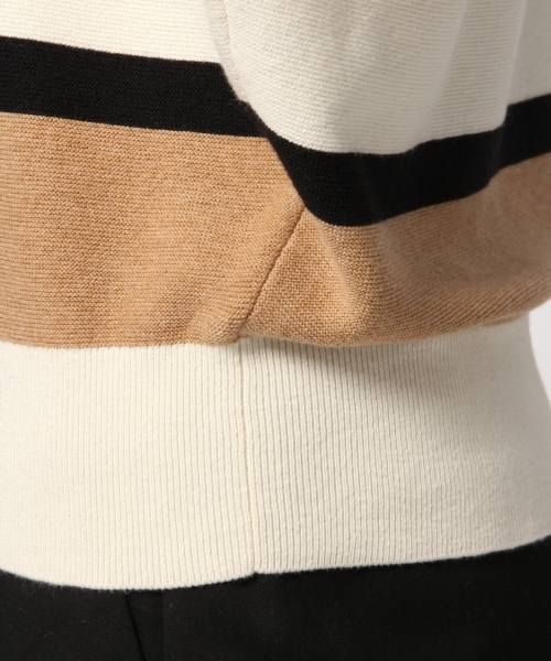 GLOBAL WORK(グローバルワーク)の「洗えるコットンカシミヤコンプルオーバー/792280(ニット/セーター・レディース・ダークグリーン/ベージュ/グレー/イエロー/ボルドー・SMALL/MEDIUM/LARGE)」の17枚目の写真
