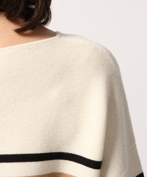 GLOBAL WORK(グローバルワーク)の「洗えるコットンカシミヤコンプルオーバー/792280(ニット/セーター・レディース・ダークグリーン/ベージュ/グレー/イエロー/ボルドー・SMALL/MEDIUM/LARGE)」の18枚目の写真