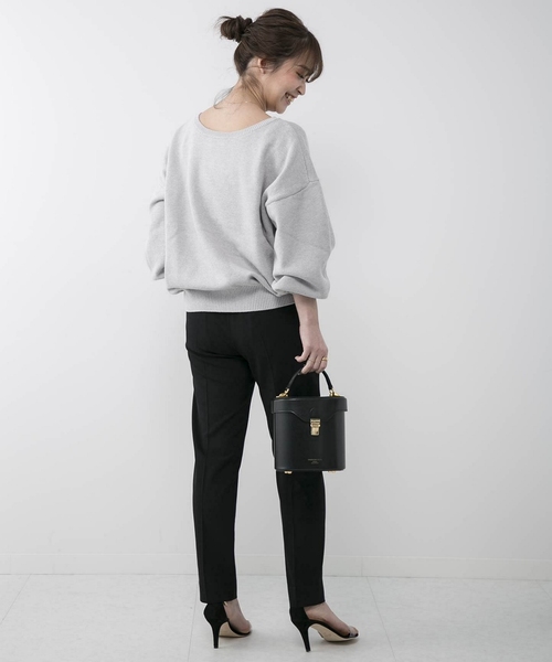 Deuxieme Classe(ドゥーズィエムクラス)の「vita ツイルパンツ(その他パンツ・レディース・ブラック・38/36/34)」の7枚目の写真