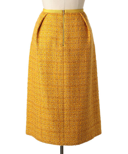 Drawer（ドゥロワー）の「Drawer ツイードタックスカート（スカート