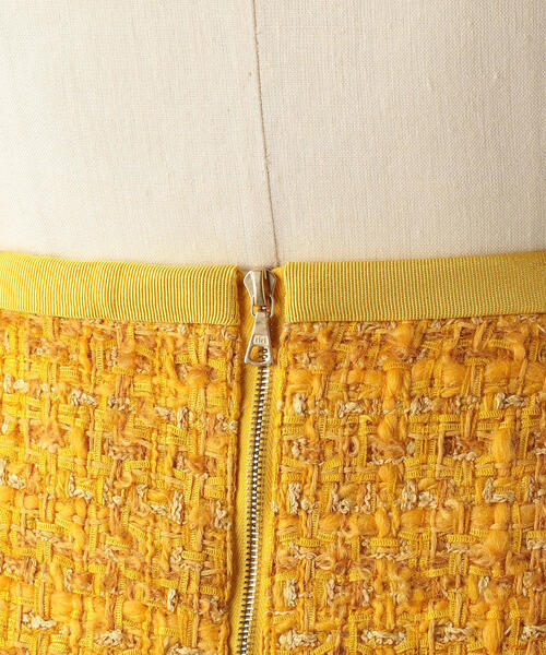 Drawer（ドゥロワー）の「Drawer ツイードタックスカート（スカート