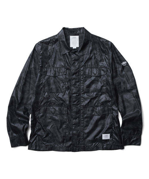 CRIMIE(クライミー)の「TIGER CAMO JUNGLE SHIRT(ミリタリージャケット・メンズ・ブラック/カーキ・X-SMALL/SMALL/MEDIUM/LARGE/X-LARGE/XX-LARGE)」の4枚目の写真