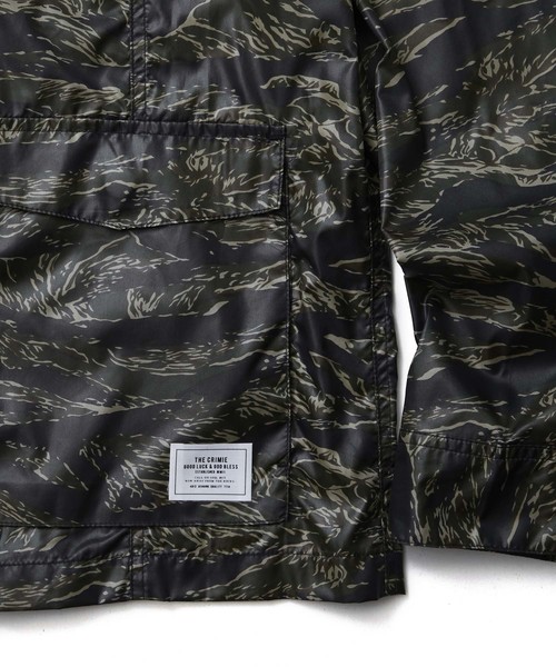 CRIMIE(クライミー)の「TIGER CAMO JUNGLE SHIRT(ミリタリージャケット・メンズ・ブラック/カーキ・X-SMALL/SMALL/MEDIUM/LARGE/X-LARGE/XX-LARGE)」の15枚目の写真