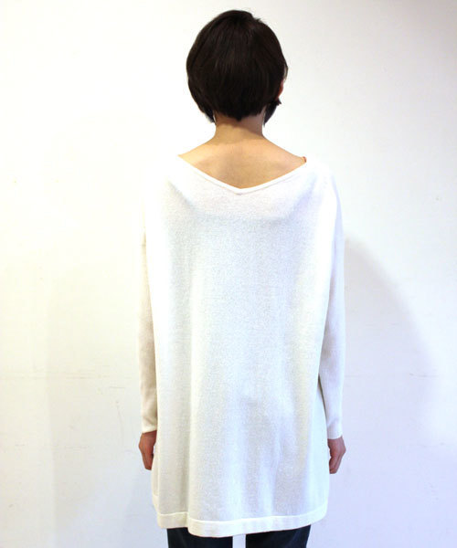 GALLARDAGALANTE（ガリャルダガランテ）の「カシミアチュニック（ニット/セーター・レディース・ホワイト/ベージュ/イエロー/ブラック/モカ・FREE）」の6枚目の写真