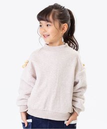 BREEZE | 袖ボア切替トレーナー_裏起毛(スウェット)