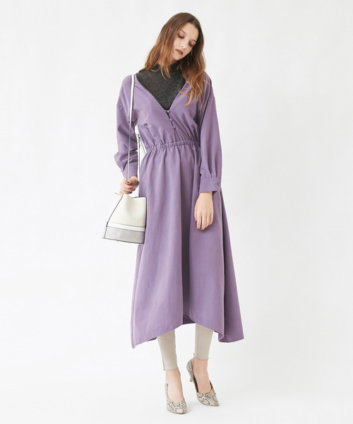 Titivate ティティベイト の ニットドッキングフロントボタンワンピース ワンピース Wear