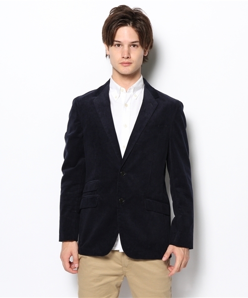 green label relaxing(グリーンレーベルリラクシング)の「□CORD NT SCPジャケット(テーラードジャケット・メンズ・ワインレッド/オリーブ/ネイビー・SMALL/MEDIUM/LARGE/X-LARGE)」の4枚目の写真