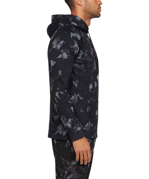 UNDER ARMOUR（アンダーアーマー）の「メンズバスケットボールパーカー / ベースラインフリースグラフィックフーディー（パーカー・メンズ・オレンジ/ブラック×ホワイト・XL/3XL/LG/SM/MD）」の4枚目の写真