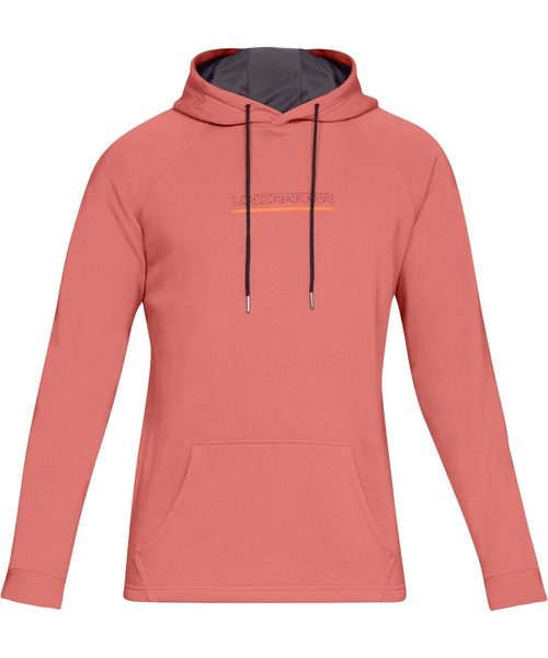 UNDER ARMOUR（アンダーアーマー）の「メンズバスケットボールパーカー / ベースラインフリースグラフィックフーディー（パーカー・メンズ・オレンジ/ブラック×ホワイト・XL/3XL/LG/SM/MD）」の11枚目の写真