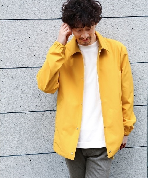 GLOBAL WORK(グローバルワーク)の「ライトウェイトコーチジャケット/813843(ブルゾン・メンズ・ブラック/グレー/イエロー/グリーン・SMALL/MEDIUM/LARGE)」の4枚目の写真