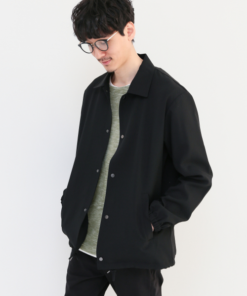 GLOBAL WORK(グローバルワーク)の「ライトウェイトコーチジャケット/813843(ブルゾン・メンズ・ブラック/グレー/イエロー/グリーン・SMALL/MEDIUM/LARGE)」の2枚目の写真