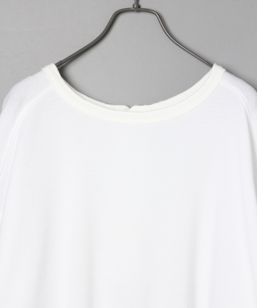 LOWRYS FARM（ローリーズファーム）の「ハニカムロンＴ　826824（Tシャツ/カットソー・レディース・オフホワイト/ブラック/ベージュ/ピンク・FREE）」の8枚目の写真