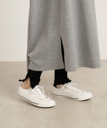 WEGO | WEGO/レイヤードリブメロースリットレギンス10分丈(レギンス/スパッツ)