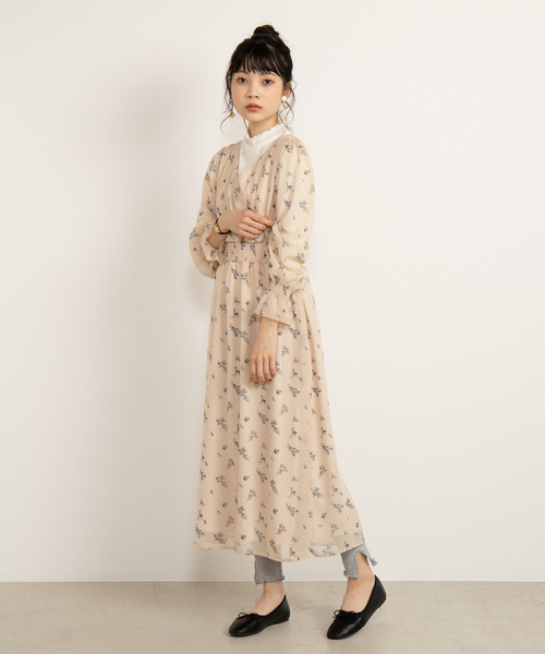 WEGO（ウィゴー）の「WEGO/レイヤードリブメロースリットレギンス10分丈（レギンス/スパッツ・レディース・ライトグレー/ブラック・FREE）」の8枚目の写真