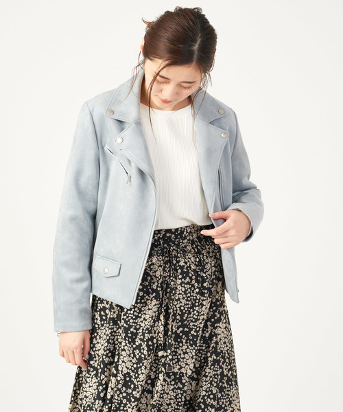 DISCOAT（ディスコート）の「モノトーン小花柄切替ロングスカート（スカート・レディース・ブラック/グレー・FREE）」の10枚目の写真