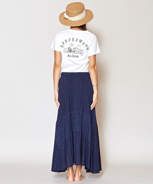Kahiko(カヒコ)の「【Kahiko】レース&コットンドビーロングスカート(スカート・レディース・ホワイト/ネイビー/ミント/パープル・FREE)」の22枚目の写真