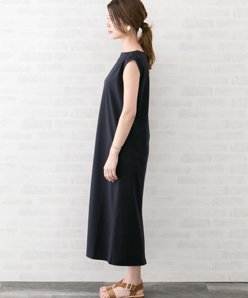 URBAN RESEARCH ROSSO WOMEN（アーバンリサーチ　ロッソ）の「ペルヴィアンコットンマキシワンピース（ワンピース・レディース・ネイビー/ブルー/モカ/キャメル・FREE）」の7枚目の写真