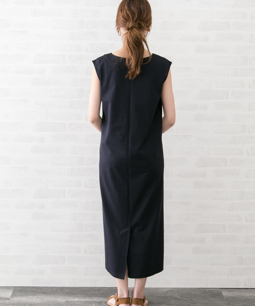 URBAN RESEARCH ROSSO WOMEN（アーバンリサーチ　ロッソ）の「ペルヴィアンコットンマキシワンピース（ワンピース・レディース・ネイビー/ブルー/モカ/キャメル・FREE）」の8枚目の写真