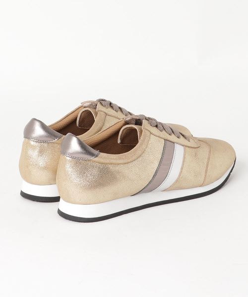 ANYO（エーエヌワイオー）の「〈ＡＮＹＯ（エーエヌワイオー）〉サイドラインスニーカー（スニーカー・レディース・ホワイト/ネイビー/ゴールド・22.5cm/23.5cm/24.5cm/23.0cm/24.0cm）」の7枚目の写真