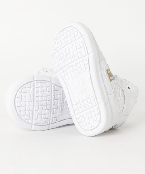 DC(ディーシー)の「ハイカットスニーカー DT191003 TS PURE HIGH-TOP SE UL SN(スニーカー・キッズ・ホワイト/インディゴブルー/ブラック×ホワイト・15.0cm/16.0cm/14.0cm/13.0cm/12.0cm)」の5枚目の写真