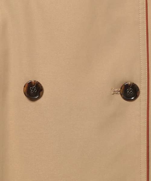 PAGEBOY（ページボーイ）の「バイカラートレンチワンピース（ワンピース・レディース・ブラック/ベージュ・FREE）」の13枚目の写真