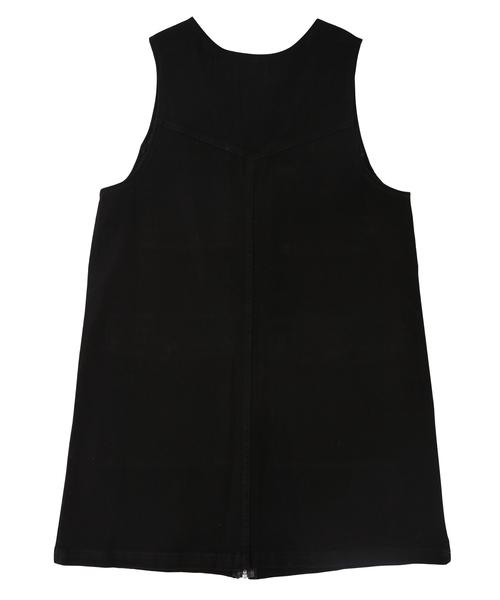 PUNYUS（プニュズ）の「ZIP UPジャンスカ（ジャンパースカート・レディース・ベージュ/ブラック・1/2/3/4）」の10枚目の写真