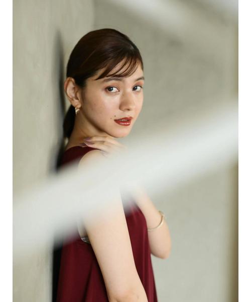 YECCA VECCA（イェッカヴェッカ）の「ノースリーブ裾フレアワンピース ●（ワンピース・レディース・ブラック/カーキ/ボルドー・FREE）」の10枚目の写真