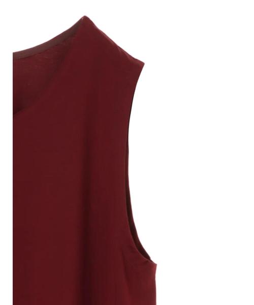 YECCA VECCA（イェッカヴェッカ）の「ノースリーブ裾フレアワンピース ●（ワンピース・レディース・ブラック/カーキ/ボルドー・FREE）」の13枚目の写真