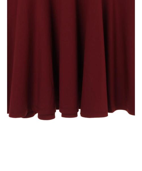 YECCA VECCA（イェッカヴェッカ）の「ノースリーブ裾フレアワンピース ●（ワンピース・レディース・ブラック/カーキ/ボルドー・FREE）」の14枚目の写真