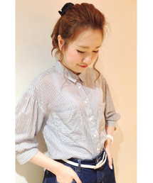 Chico | ストライプオーバーBL(シャツ/ブラウス)