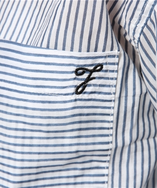 Chico(チコ)の「ストライプオーバーBL(シャツ/ブラウス・レディース・ブルー・FREE)」の8枚目の写真