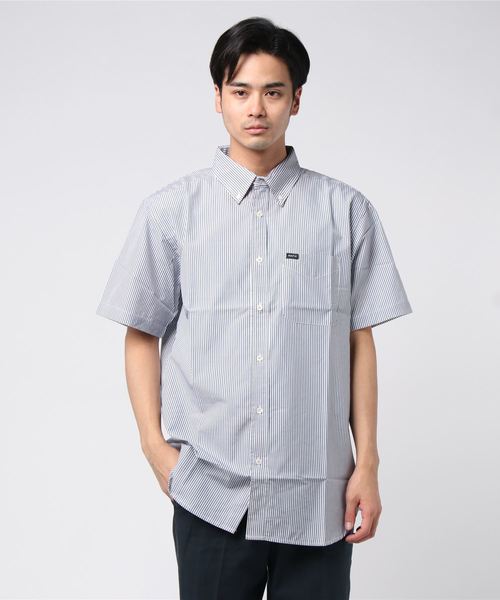 MATIX（マティックス）の「MATIX ストライプ ボタンダウン シャツ（シャツ/ブラウス・メンズ・インディゴブルー・M/L）」の4枚目の写真