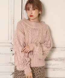 one after another NICE CLAUP | ロービング２Wayニット(ニット/セーター)