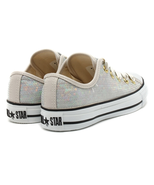 CONVERSE（コンバース）の「ALL STAR SPARKLY OX/オールスタースパークリーOX（スニーカー・レディース・シルバー系その他・6/4/3.5/4.5/5/5.5/3）」の4枚目の写真