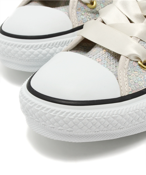 CONVERSE（コンバース）の「ALL STAR SPARKLY OX/オールスタースパークリーOX（スニーカー・レディース・シルバー系その他・6/4/3.5/4.5/5/5.5/3）」の9枚目の写真