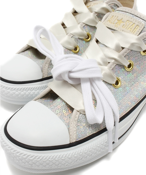 CONVERSE（コンバース）の「ALL STAR SPARKLY OX/オールスタースパークリーOX（スニーカー・レディース・シルバー系その他・6/4/3.5/4.5/5/5.5/3）」の7枚目の写真
