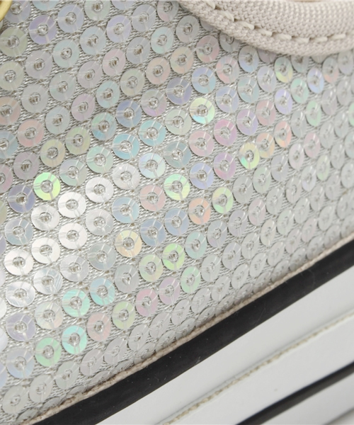 CONVERSE（コンバース）の「ALL STAR SPARKLY OX/オールスタースパークリーOX（スニーカー・レディース・シルバー系その他・6/4/3.5/4.5/5/5.5/3）」の6枚目の写真