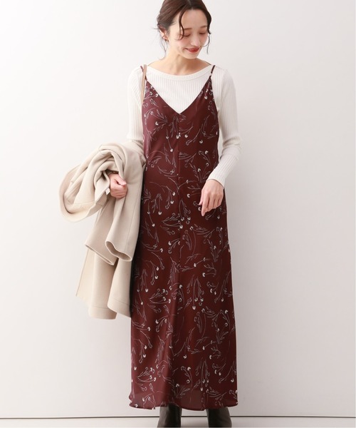 Slobe Iena スローブイエナ の ラインフラワー キャミワンピース ワンピース Wear Slobe Iena スローブイエナ の ラインフラワー キャミワンピース ワンピース Wear