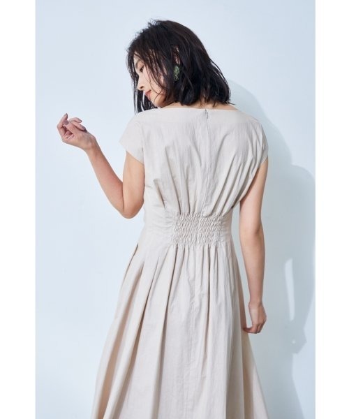 FRAY I.D（フレイアイディー）の「タックフレアーワンピース  