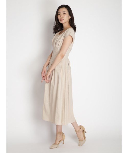 FRAY I.D（フレイアイディー）の「タックフレアーワンピース  