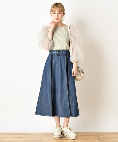 one after another NICE CLAUP（ワンアフターアナザーナイスクラップ）の「スカーフ付きショルダーバッグ（ショルダーバッグ・レディース・ベージュ/ブラウン/アイボリー・FREE）」の11枚目の写真