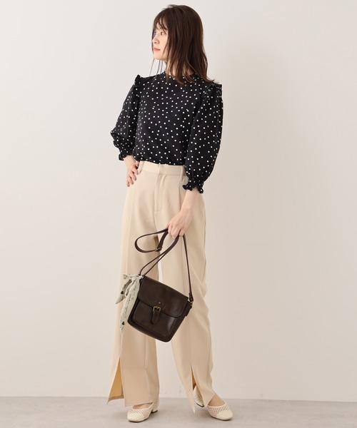 one after another NICE CLAUP（ワンアフターアナザーナイスクラップ）の「スカーフ付きショルダーバッグ（ショルダーバッグ・レディース・ベージュ/ブラウン/アイボリー・FREE）」の18枚目の写真