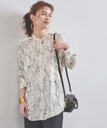 UNITED ARROWS | UWMSC フラワー バンドカラーシャツ†(シャツ/ブラウス)
