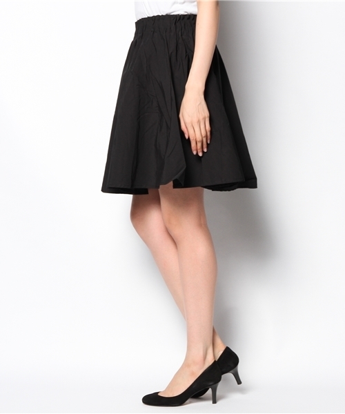 ROSE BUD（ローズバッド）の「LSK-14210 HIGH/W GATHERED MINI SKIRT（スカート・レディース・カーキ/ロイヤルブルー/ブラック・ONE SIZE）」の4枚目の写真